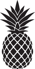 Obraz premium Pineapple silhouette graphic