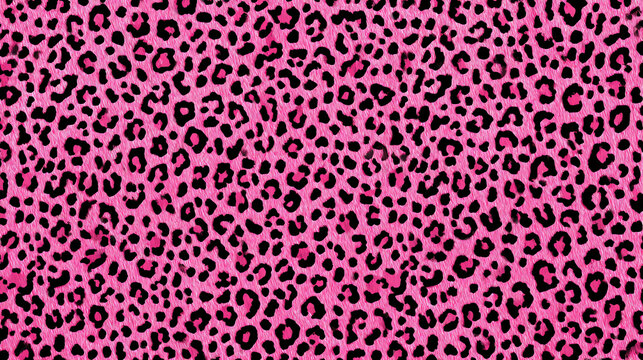 Vibrant Pink Leopard Print
