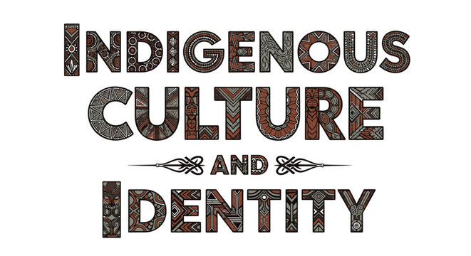 Indigenous Culture And Identity Symbol.