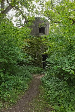 Fire control tower of the Stebel Coastal Battery No. 315 (also known as the Stebeli rannakaitsepatarei), S&otilde;rve peninsula, Saaremaa, Estonia, Europe.