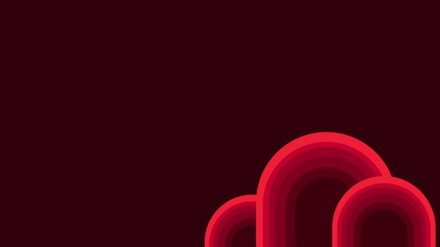 Dark crimson clouds drift across a deep black sky in a moody abstract wallpaper with layered red gradient shading