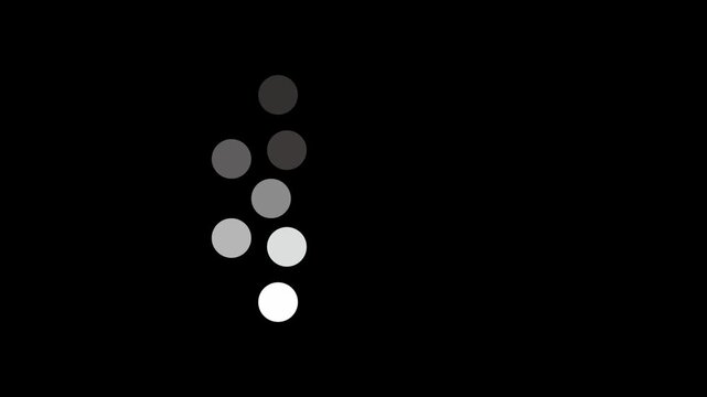 animated circle dot rotating loading gif video