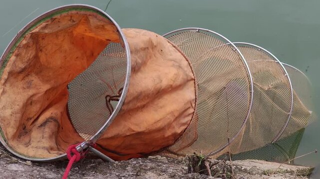 A container to put fish in after catching them.