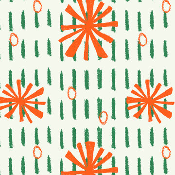 Starburst pattern, cute background design