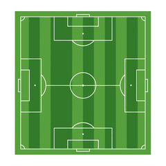 Top View Soccer Field Grid Layout, Sports Game Strategy Planning © Roni