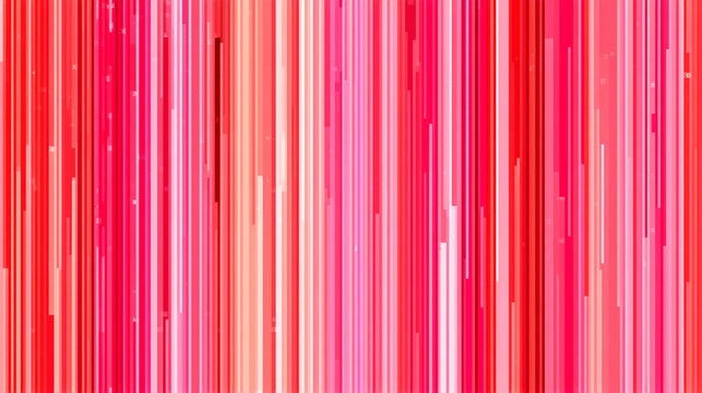 Abstract vertical red pink and orange pixel lines background with computer generated, abstract