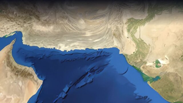 Animated Flight Path Map from Dubai United Arab Emirates to Paris France