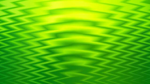 Abstract green background with zigzag wave pattern