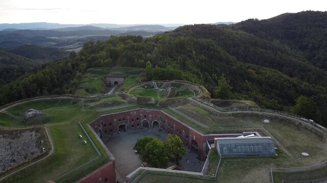Srebrna Gora Fortress Aerial View Poland