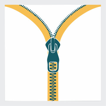 Zipper Fastener Illustration