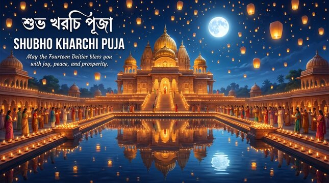 Kharchi Puja Celebration at Chaturdasha Devata Temple in Tripura