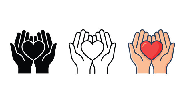 Giving Hands Outline Images – Browse 50,296 Stock Photos, Vectors, and ...