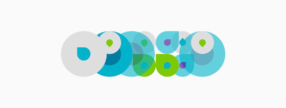 Colorful overlapping circles form logo. Text OPPO visible within design. Modern, simple branding elements present.
