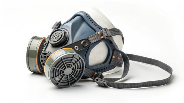 Protective respirator mask essential for construction safety with durable filters and adjustable straps ensuring secure fit and comfort