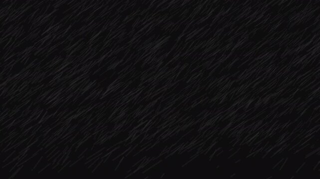 Heavy rain wall falling in front of the camera against black screen. Raindrops splashing. Rain closeup vfx insert. Practical seamlessly loop able footage.