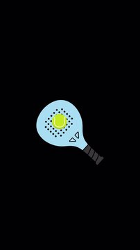Padel Ball Hit Loop Animation