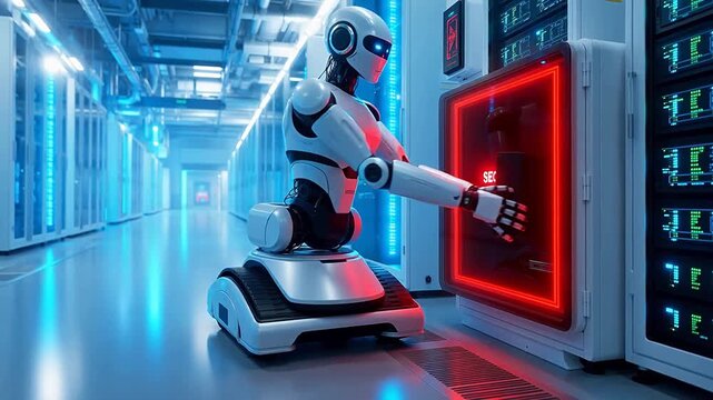 Data Center Sanitization: Robot Removes Faulty Hard Drives for Secure Destruction