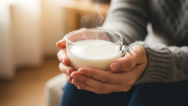 Person holding a cup of coffee outdoors.