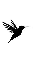 Naklejka premium Black crow bird in flight against white background.