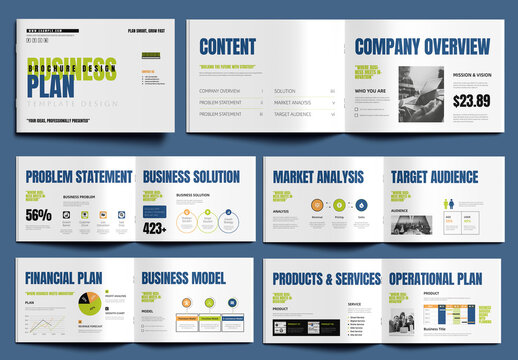 Professional Business Plan Template Book