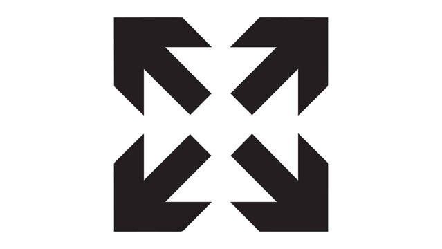 Four corner diagonal arrows pointing outward, indicating full-screen expand navigation