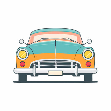 Retro Car Illustration