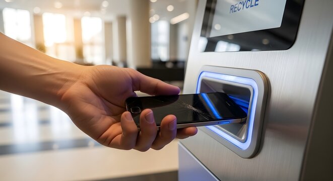 Person Using Contactless Payment Card At Terminal In Modern Lobby.