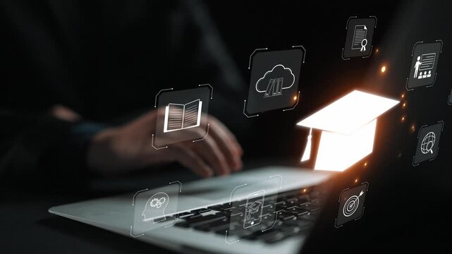 Online learning system combining digital education, e-learning, and virtual classroom to enhance learning, assessment, and global knowledge sharing. Marrow