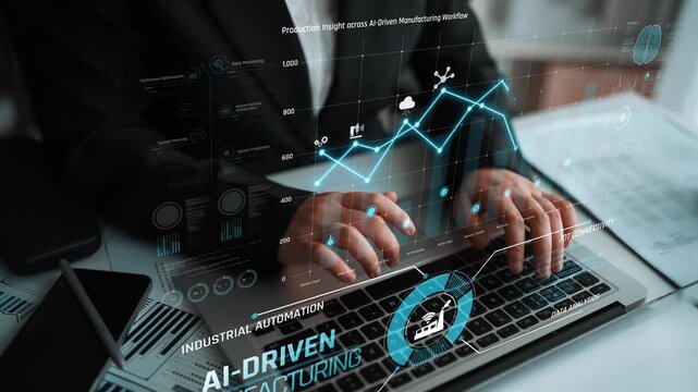 AI-driven manufacturing boosts industrial automation through IoT, cloud, and data analytics. Manufacturing process and factory output are optimized with smart feedback and AI. Marrow