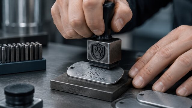 Crafting a K9 Unit Dog Tag: A Symbol of Partnership and Dedication