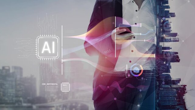 AI Assistant Brain Processor with LLM Technology, Big Data, Machine Learning, Generative AI for Business Support, Future Agentic AI Technology and Artificial Intelligence Prompt Engineering. Muxer
