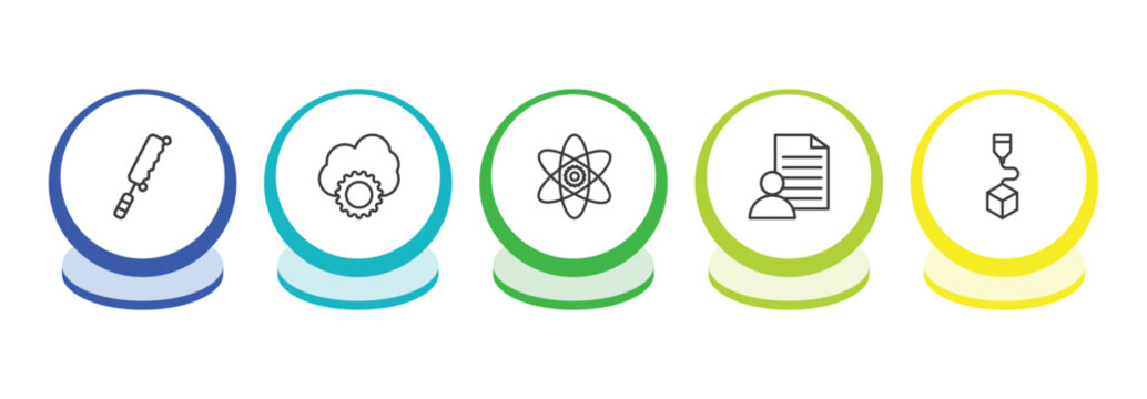 general outline icon set. thin line fretsaw, cloud service, core values, agent script icons. editable vector