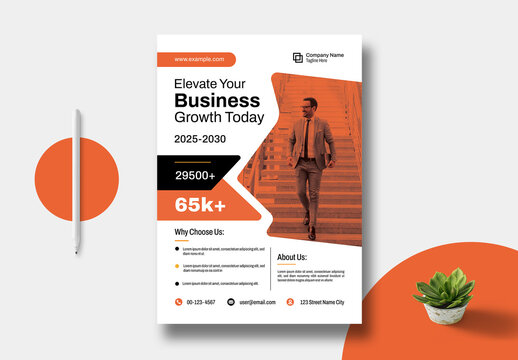 Business Flyer Template Layout