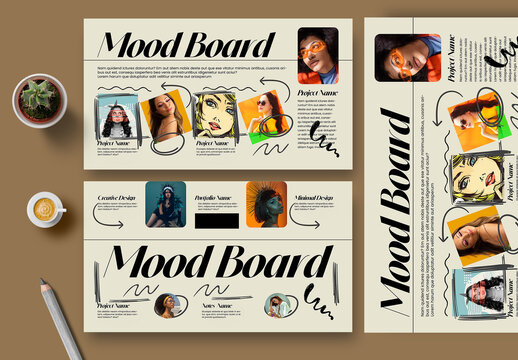 Creative Mood Board Presentation Template