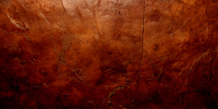 Old rusty metal texture with orange and red grunge background