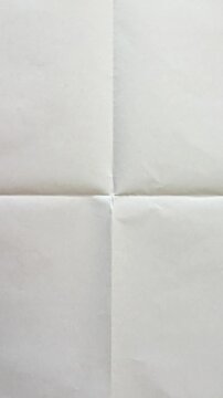 Folded Sheet Paper Animated Surface