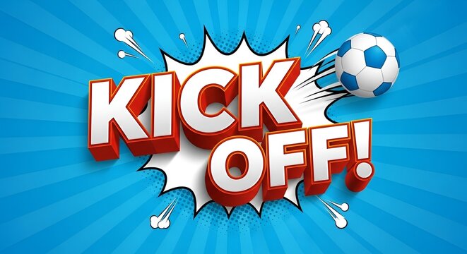 Intense Kick Off Sport Text Banner