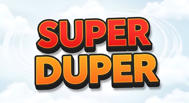 Bold Super Duper Sales Promo Background