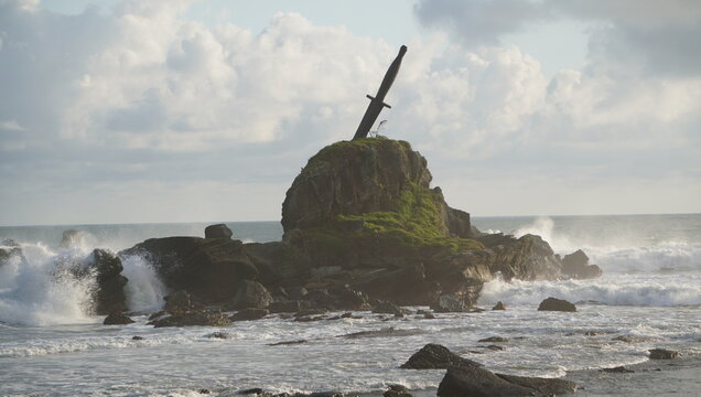 Cilacap, October 20 2025. Monumen Kopassus pantai permisan