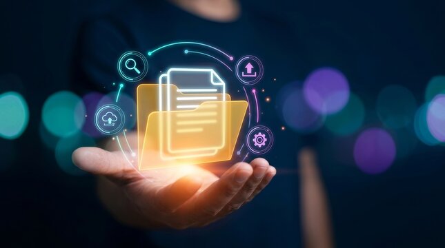 Document Management System (DMS) software for storing, organizing, and tracking digital documents.