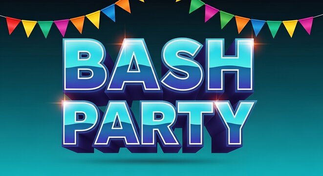 Vibrant Bash Party Celebration Poster Background