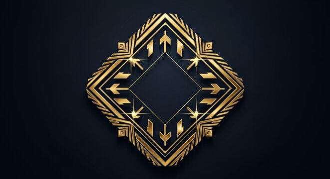 Luxury Golden Frame Design