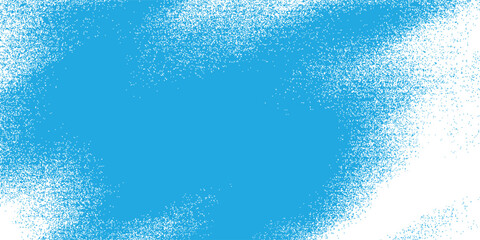 Naklejka premium Vibrant summer mist effect with bright azure sand particle creative background