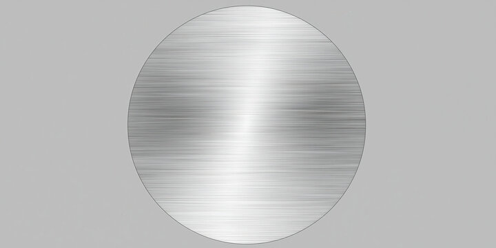 circular metallic textures showing brushed radial aluminum finish beside a heavily textured hammered silver pattern