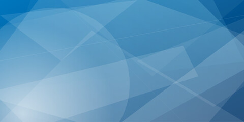 Obraz premium Abstract blue background with geometric shapes and soft light gradients for modern digital design projects