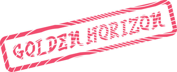 Golden horizon vision stamp for future planning concepts and inspiring journey exploration themes ©  Design_ mn