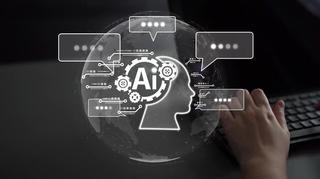 AI Assistant Brain Processor with LLM Technology, Big Data, Machine Learning, Generative AI for Business Support, Future Agentic AI Technology and Artificial Intelligence Prompt Engineering. Muxer