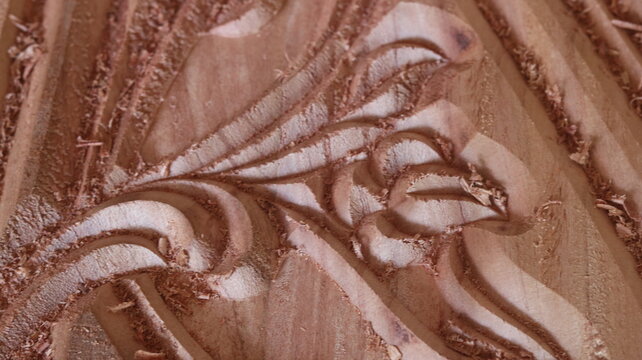 Computer Controlled CNC Machine Advanced Wood Design Precision Manufacturing Technology