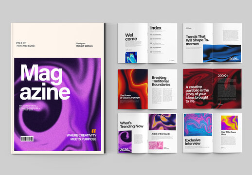 Creative Magazine Layout