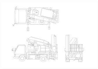 A telescopic boom truck is a heavy-duty vehicle that is extremely useful for working at heights © R36 SE